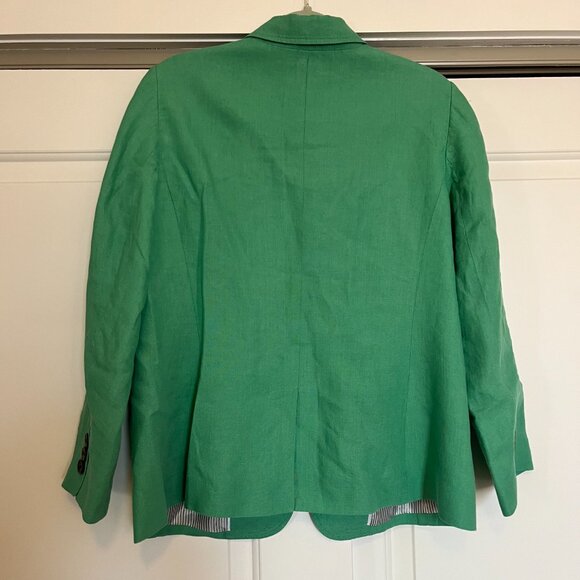 100% Linen Talbots Blazer - Picture 5 of 9